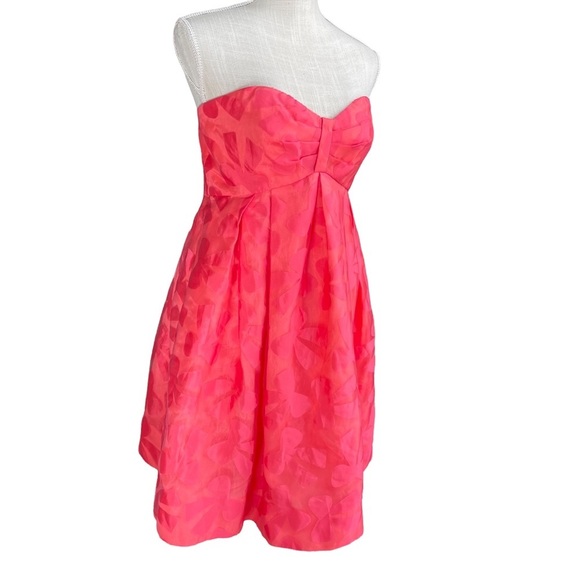 Jill Staurt Sweetheart Ruched Ruffle Strapless Cocktail Dress Size: 10 - Picture 4 of 12